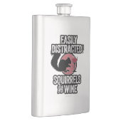 Eenvoudig verstoord door eekhoorns en wijn flacon (Rechts)