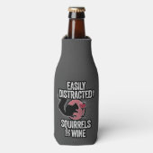 Eenvoudig verstoord door eekhoorns en wijn flesjeskoeler (Fles Voorkant)