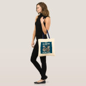 Eenvoudig verstoord door gitaren en katten tote bag (Voorkant (model))