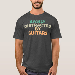 Eenvoudig verstoord door gitaren, gitarist Fun Pre T-shirt