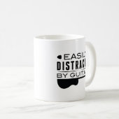 Eenvoudig verstoord door gitaren koffiemok (Voorkant rechts)