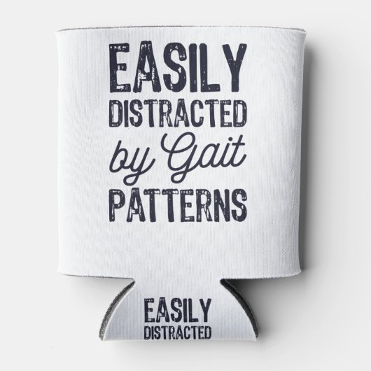 Eenvoudig verstoord door grijppatronen blikjeskoeler (Voorkant)