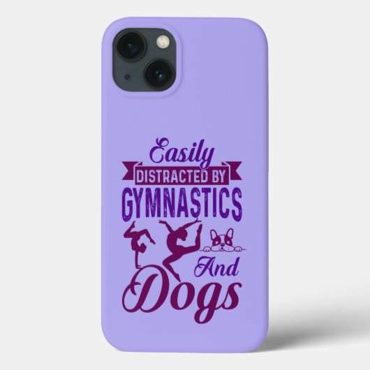Eenvoudig verstoord door gymnastiek en honden Case-Mate iPhone case (Achterkant)