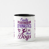 Eenvoudig verstoord door gymnastiek en honden mok (Midden)