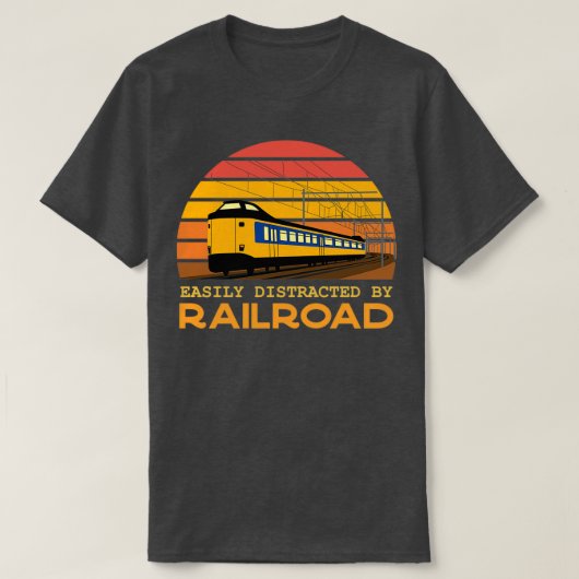 Eenvoudig verstoord door het spoor t-shirt (Design voorkant)