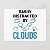 Eenvoudig verstoord door het wolkenmeteorologische briefkaart (Voorkant)