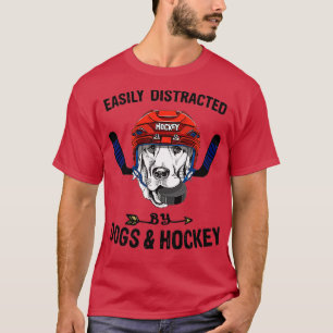 Eenvoudig verstoord door honden en Hockey-honden e T-shirt