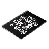 Eenvoudig verstoord door katten en boeken - Kat en Notitieboek (Linkerzijde)