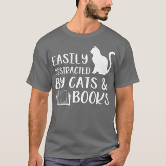 Eenvoudig verstoord door katten en boeken Kute Boo T-shirt