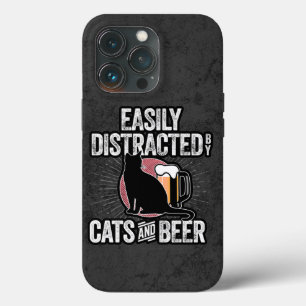 Eenvoudig verstoord door katten en Hoesje-Mate iPh Case-Mate iPhone Case