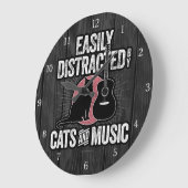 Eenvoudig verstoord door katten en muziek grote klok (Hoek)