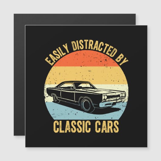 Eenvoudig verstoord door klassieke auto's (Voorkant / Achterkant)