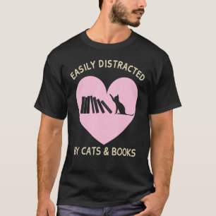 Eenvoudig verstoord door kratten en boeken t-shirt