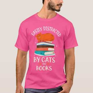 Eenvoudig verstoord door kratten en boekenboekenlo t-shirt