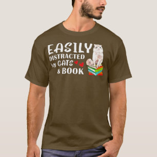 Eenvoudig verstoord door kratten en boekenboekworm t-shirt