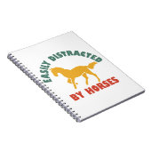 Eenvoudig verstoord door paarden notitieboek (Rechterzijde)