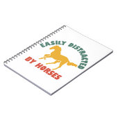 Eenvoudig verstoord door paarden notitieboek (Linkerzijde)