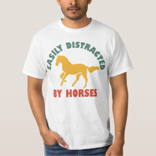 Eenvoudig verstoord door paarden t-shirt
