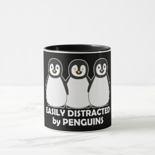 Eenvoudig verstoord door Penguins Funny Dark Mok