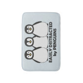 Eenvoudig verstoord door pinguïns badmat (Voorkant Verticaal)