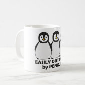 Eenvoudig verstoord door pinguïns koffiemok (Voorkant links)