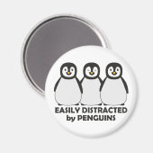 Eenvoudig verstoord door pinguïns magneet (Voorkant / Achterkant)