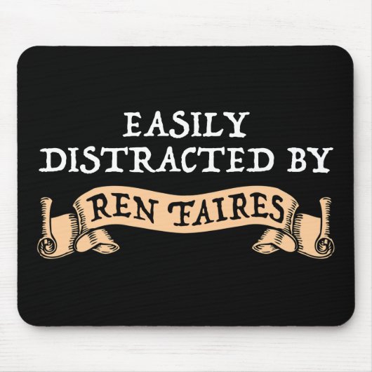 Eenvoudig verstoord door Ren Faires Muismat (Voorkant)