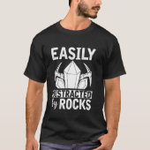 Eenvoudig verstoord door Rocks Rock Rock Collector T-shirt (Voorkant)
