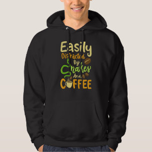 Eenvoudig verstoord door slangen en koffie-reptiel hoodie
