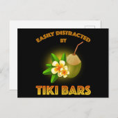 Eenvoudig verstoord door Tiki Bars Briefkaart (Voorkant / Achterkant)