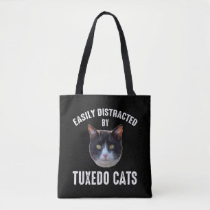 Eenvoudig verstoord door Tuxedo-katten Tote Bag