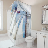 Eenvoudig versturen douchegordijn (In situ)