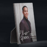 Eenvoudig vertrouwelijke EDITABLE Afstuderen Plaqu Fotoplaat<br><div class="desc">Ik wil deze speciale mijlpaal in het leven niet vergeten. De achtergrondkleur kan online worden aangepast! Overeenkomende objecten zijn te vinden op onze website: www.berryberrysweet.com of op verzoek.</div>