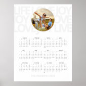 Eenvoudig vet | LIVE LOVE JOY 2025 Kalender Poster (Voorkant)