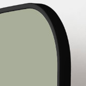 Eenvoudig Vet Monogram Eerste Sage Groen Pickleball Paddle (Links Detail)