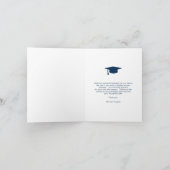 Eenvoudig Vet Typografie Foto Modern Afstuderen Bedankkaart (Binnen)