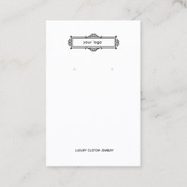 Eenvoudig Victoriaans beeldscherm voor Logo Visitekaartje