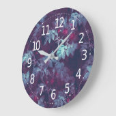 Eenvoudig Victoriaans rood-Floral ontwerp | Grote Klok (Hoek)