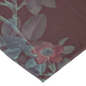 Eenvoudig  Victoriaans rood-Floral ontwerp | Tafelkleed (Gekanteld)