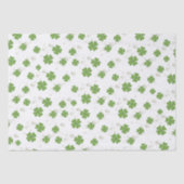 Eenvoudig vier groene Waterverf met lederen klap Tissuepapier (Voorkant)