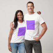 Eenvoudig vierkant - Blauw Violet T-shirt (Unisex)