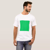 Eenvoudig vierkant - Licht groen T-shirt (Voorkant volledig)