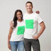 Eenvoudig vierkant - Mint Green T-shirt (Unisex)