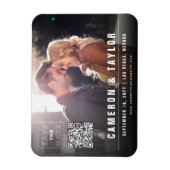 Eenvoudig vierkant Vak Foto Moderne afbeelding Ops Magneet (Verticaal)