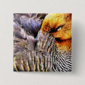 EENVOUDIG VIERKANTE BUTTON 5,1 CM (Voorkant)