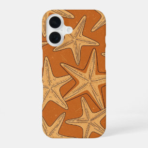 Eenvoudig Vintage Zeester Motief iPhone 16 Hoesje