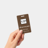 eenvoudig vip al het geval van het toegangspasconc badge (Handheld)