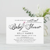 Eenvoudig virtueel Baby Girl-schoeisel Kaart (Staand voorkant)