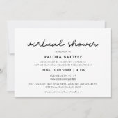 Eenvoudig virtueel Baby shower Kaart (Voorkant)