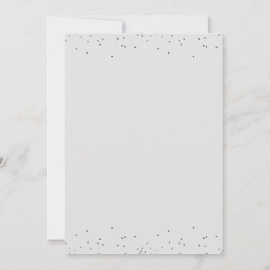 Eenvoudig virtueel Vrijgezellenfeest met elegant S Kaart (Achterkant)